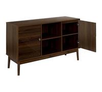 HOME DECO FACTORY Credenza in Legno Versatile Sala da Pranzo Marrone | Legno, credenza elegante, contenimento versatile, sala da pranzo salotto, design curato, facile da pulire, robusta, marrone