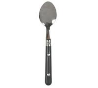 HOME DECO FACTORY, KA0531, Set di 6 cucchiai da Dessert in Acciaio Inossidabile, Design Moderno ed Elegante, ergonomici e Facili da Pulire, Perfetti per Tutti i Tuoi pasti, Grigio, Nero, Bianco