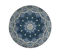 Home Deco Factory, KA0664, Set stoviglie Mandala Blu 12 Pezzi, Design Elegante e Versatile, di Facile Manutenzione, Resistente, Ideale per Tutte Le Occasioni - Dimensioni: 268 cm, Colore: Blu