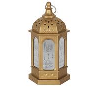 HOME DECO FACTORY, LA0102, Lanterna Decorativa a LED per Il Ramadan, Design Elegante e Caldo, Ideale per Interni ed Esterni, Funzionamento a Batteria, Colori Assortiti