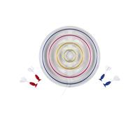 HOME DECO FACTORY - LA0177 - Lampada LED Effetto Neon Bersaglio USB - Decorazione Luminosa Originale per Camera o Ufficio - Luce Decorativa a Colori Contrastanti - Taglia M6 - Blu