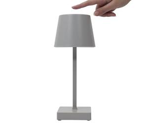 HOME DECO FACTORY, LA104722, Lampada da Tavolo Moderna LED Touchscreen, Design Elegante e Funzionale, Ideale per Tutti Gli Interni, di Facile Manutenzione, Dimensioni 26 x 105 x 105 cm, Marrone