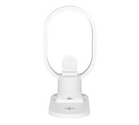 HOME DECO FACTORY Lampada LED CMP Paris con Indicatore Caricatore - Bianca - H 20 Cm