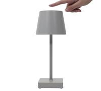 HOME DECO FACTORY Lampada LED da Tavolo Touch Moderna Elegante Marrone | Plastica ABS, lampada LED da tavolo touch, design moderno ed elegante, funzionale, salotto o camera, marrone