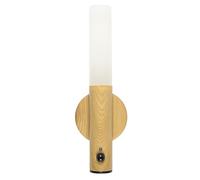 HOME DECO FACTORY - LT6850 - Applique da Parete Staccabile, Ricaricabile e Magnetica 2 - Ideale per corridoio, Armadio o Comodino - Facile Installazione Senza forare - Marrone - Dimensioni Standard