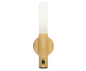 HOME DECO FACTORY - LT6850 - Applique da Parete Staccabile, Ricaricabile e Magnetica 2 - Ideale per corridoio, Armadio o Comodino - Facile Installazione Senza forare - Marrone - Dimensioni Standard