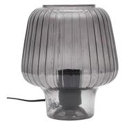 HOME DECO FACTORY Nuevo 2024 - LÁMPARA Mesa VIDRIO AHU. Gris