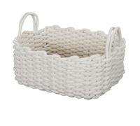 HOME DECO FACTORY Nuevo 2024 - Set 3 CESTAS Punto Blanco