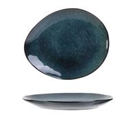 HOME DECO FACTORY Piatto in Gres Blu Au Grès du Temps Ceramica | Gres, piatto blu, collezione Au Grès du Temps, servizio da tavola, stoviglie artigianali, blu
