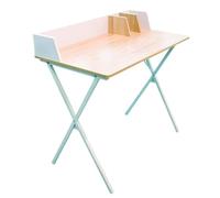 HOME DECO FACTORY - Scrivania Brice Bianca - Scrivania moderna e funzionale per il telelavoro - Design essenziale - Dimensioni 84 x 90 x 50 cm - Colore: bianco