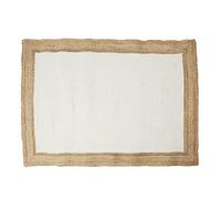 HOME DECO FACTORY - Tappeto Juta Cotone Ecru 120 x 170 cm