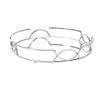 HOME DECO FACTORY Vassoio a Specchio 30 cm Servire e Decorare Argento | Metallo, vassoio a specchio, elegante e versatile, servire o decorare, tavolo o console, argento