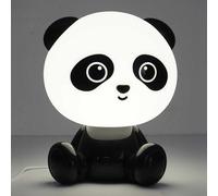 HOME DECO KIDS, LA0049, Lampada Notturna Panda USB Touch, Luce soffusa e Colori cangianti, Design Divertente per Bambini, Ideale per Dormire, Dimensione: 20 cm, Colore: Nero/Bianco