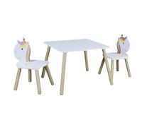 HOME DECO KIDS MESA C/2 SILLAS INF. UNICORNIO