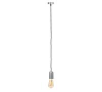 HOME DECO LA12080 - Lampada a sospensione - Vintage - Cavo 1,5 MT NERO