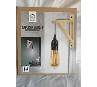 HOME DECO LA12087 - Lampada a sospensione - Vintage - Cavo 1,2 MT NERO BIANCO