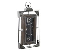Home Decor Orologio da parete Dkd Loft Legno Ferro (29 X 6.5 X 61 Cm)