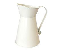 Home Decor Vaso Di Fiori Con Manico Bianco Latte Vaso Primitivo Country Vintage Irrigazione Giardinaggio Forniture Pentole Per Le Piante Grasse