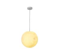 Home Decoration Ceiling Chandelier Lampshade Creative Planet Moon Nordic Light Fixture Mid Century Waterproof Resin Outdoor Pendant Lamp for Porch Garden Patio