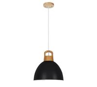 Home Decoration Ceiling Chandeliers, Wood Pendant Light, Industrial Color Hanging Lamp, Nordic Minimalist Small Lighting Fixture for Restaurant, Dining Room, Bedroom, Kitchen, Bar(Dark)