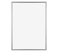 Home Decoration - Cornice 21x30 cm - Argento - Cornice per foto in Plastica con vetro plastico Antiriflesso - Cornice portafoto 21x30 cm - Biggy
