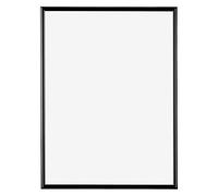 Home Decoration - Cornice 24x32 cm - Nero Lucente - Cornice per foto in Plastica con vetro plastico Antiriflesso - Cornice portafoto 24x32 cm - Biggy