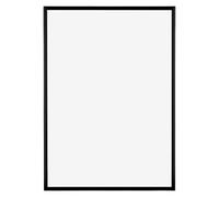 Home Decoration - Cornice 30x42 cm - Nero Opaco - Cornice per foto in Plastica con vetro plastico Antiriflesso - Cornice portafoto 30x42 cm - Biggy