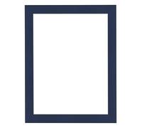 Home Decoration - Cornice 45x60 cm - Blu Scuro Spazzato - Cornice per foto in MDF con vetro plastico Antiriflesso - Cornice portafoto 45x60 cm - Colonia