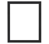 Home Decoration - Cornice 50x65 cm - Grana di Legno Nero - Cornice per foto in MDF con vetro plastico Antiriflesso - Cornice portafoto 50x65 cm - Colonia