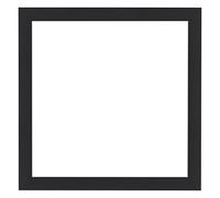 Home Decoration - Cornice 55x55 cm - Grana di Legno Nero - Cornice per foto in MDF con vetro plastico Antiriflesso - Cornice portafoto 55x55 cm - Colonia