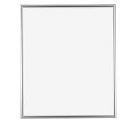 Home Decoration - Cornice 55x65 cm - Argento - Cornice per foto in Plastica con vetro plastico Antiriflesso - Cornice portafoto 55x65 cm - Biggy