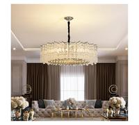 Home Decoration Light Luxury Crystal Chandelier Atmospheric Living Room Modern Simple Romantic Bedroom French Chandelier