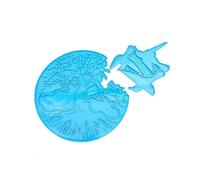 Home Decoration Making Molds Tree Birds Pattern Resin Mold Tools for Craft DIY