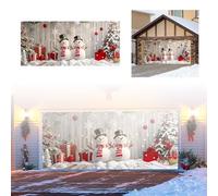 Home Decorazioni natalizie The Christmas Cheer With Garage Banner L'ultimo arredamento festivo per il tuo garage!(B, 480 x 210 cm)