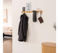 Home Deluxe Appendiabiti HOOK con ganci e magneti - bambù 4058166273550