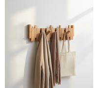 Home Deluxe Appendiabiti PORTE Marrone chiaro - 56 x 15 cm