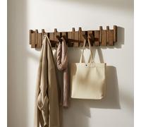 Home Deluxe Appendiabiti PORTE Noce marrone - 80 x 15 cm 4058166436894