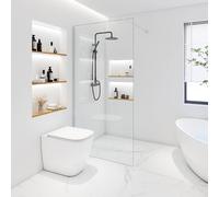 Home Deluxe Cabina doccia ESG vetro BAKI - 120 x 200 cm alluminio 4058166256157