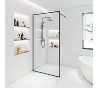 Home Deluxe Cabina doccia ESG vetro BAKI - 80 x 200 cm Telaio nero