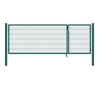 Home Deluxe Cancello da giardino a due ante ADITUS - 160 x 350 cm Verde