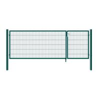 Home Deluxe Cancello da giardino a due ante ADITUS - 160 x 350 cm Verde 4058166164889