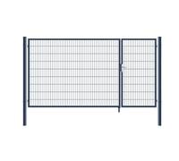 Home Deluxe Cancello da giardino a due ante ADITUS - 180 x 350 cm antracite