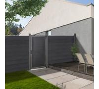 Home Deluxe Cancello da giardino in WPC CALLATORE