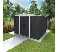 Home Deluxe Capanno per attrezzi BOHIO XL in acciaio zincato - 258 x 206 cm