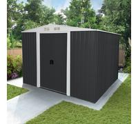 Home Deluxe Capanno per attrezzi in acciaio zincato BOHIO XXL - 257 x 313 cm