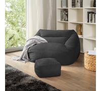 Home Deluxe COZY - sacco a pelo con sgabello - antracite 4058166276865