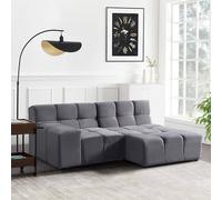 Home Deluxe Divano modulare ORLENA - antracite 204 x 148 cm 4058166314635