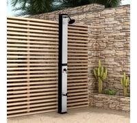 Home Deluxe Doccia solare OLYMP - Nichel spazzolato / nero 4058166314345