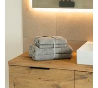 Home Deluxe Home Deluxe Set di asciugamani 4 pezzi SOFT - Grigio chiaro 4058166277251