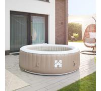 Home Deluxe Idromassaggio da esterno SPLASH in opertura - Ø208 cm 6 persone Beige 4058166232861